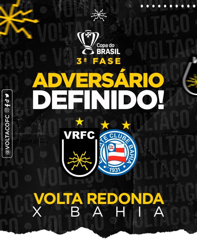 Bahia tem adversário baiano na 1ª fase da Copa do Brasil 2023